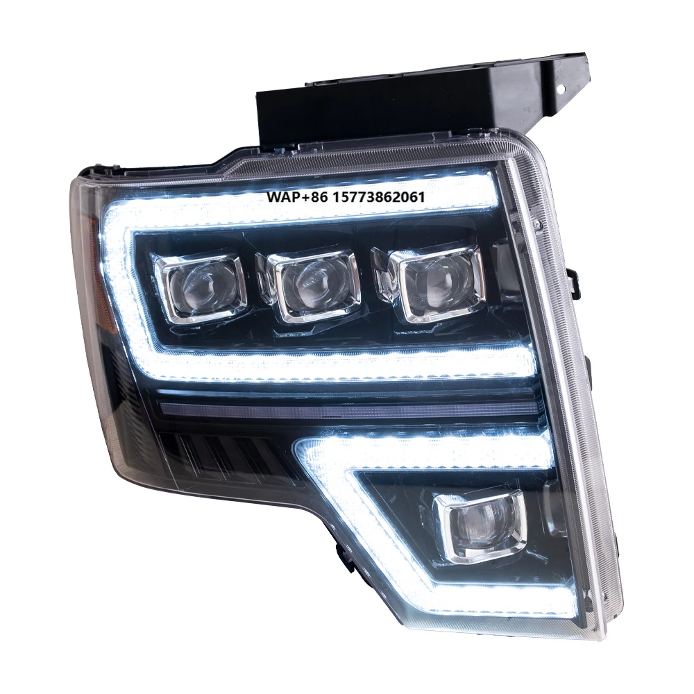 

For F150 2009-2014 Car Front Lamps LED Auto Headlights Assembly Upgrade Dynamic Projector Lens Tools New Accessories