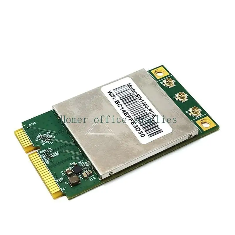K43B BCM94360 BW1360 Placa WIFI Mini PCIE 2.4G + Gigabit Adaptador sem fio MINI PCIE Placa sem fio