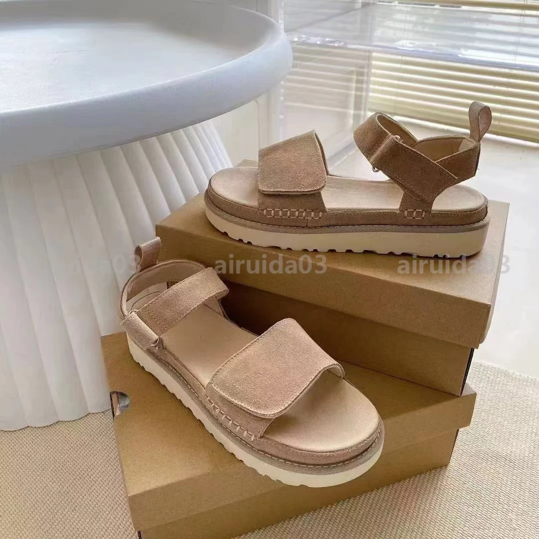 Per il tempo libero lazy person calci pantofole con punta che perde, scarpe da spiaggia casual con suola spessa, sandali romani retrò