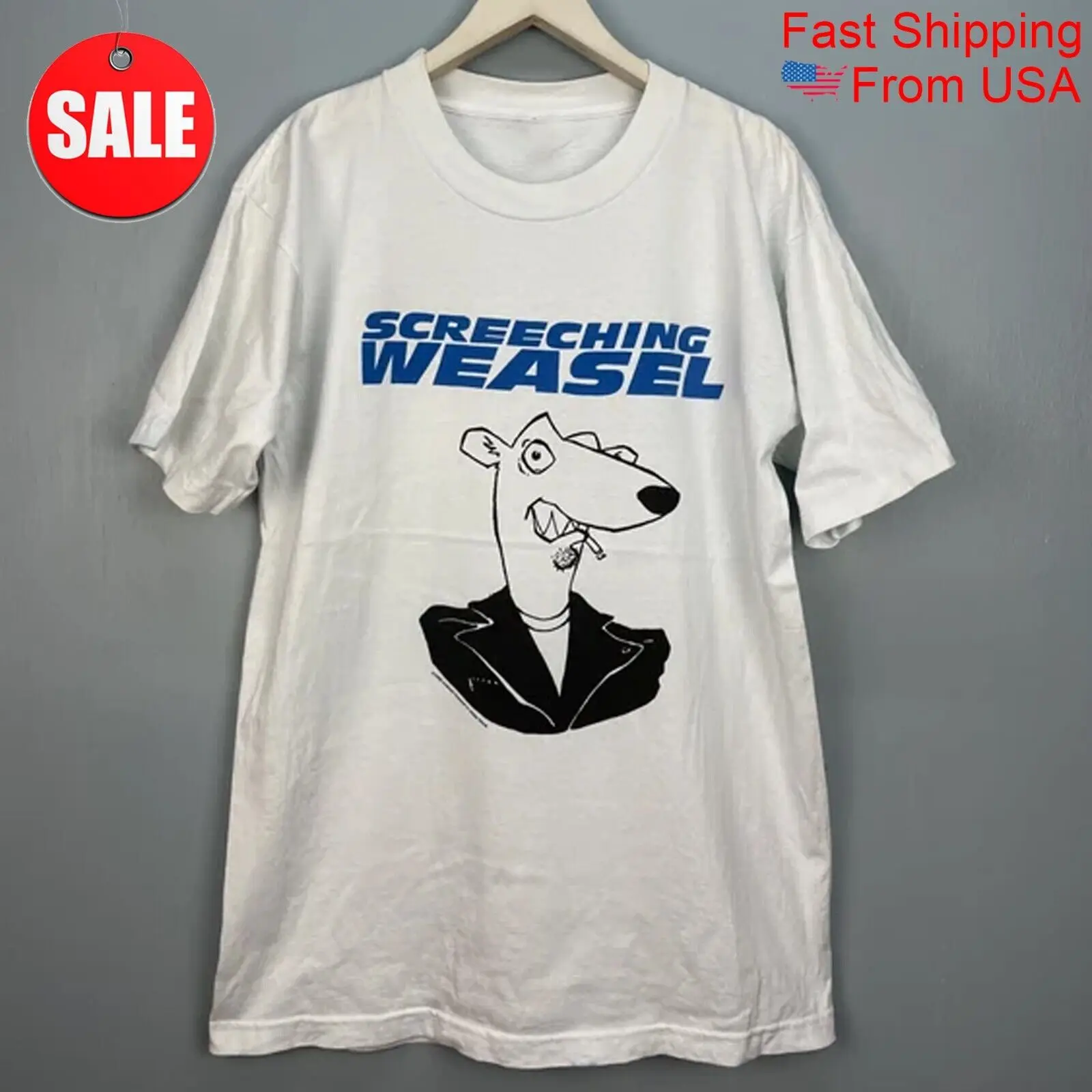 New Screeching Weasel 90s punk band Gift For Fans Unisex S-5XL Shirt 1LU1379