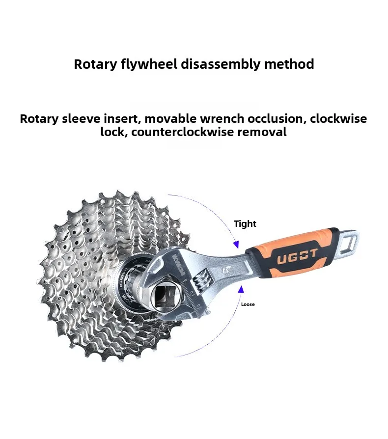 Fahrrad-Kassetten-Sperrring-Entfernungswerkzeug für Shimano SRAM SunRace Schwungrad-Kettenrad-Entferner Straßen-MTB-Fahrrad-Reparaturwerkzeuge – Detail 7