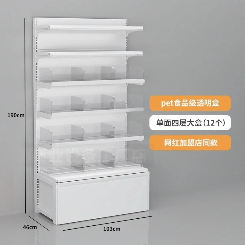 

Snack Shelf New Supermarket and Convenience Store Bulk Food Display Rack