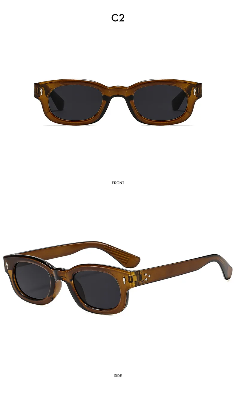 Small Frame Fashion Square Sunglasses for Men and Women