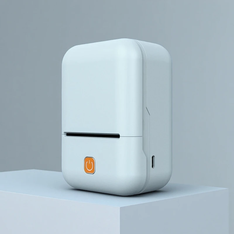 طابعة حرارية صغيرة محمولة للملصقات، طابعة ورق للملصقات، لوازم تعليمية، طابعة ملصقات الاسم لملاحظة خطأ عنوان الطالب