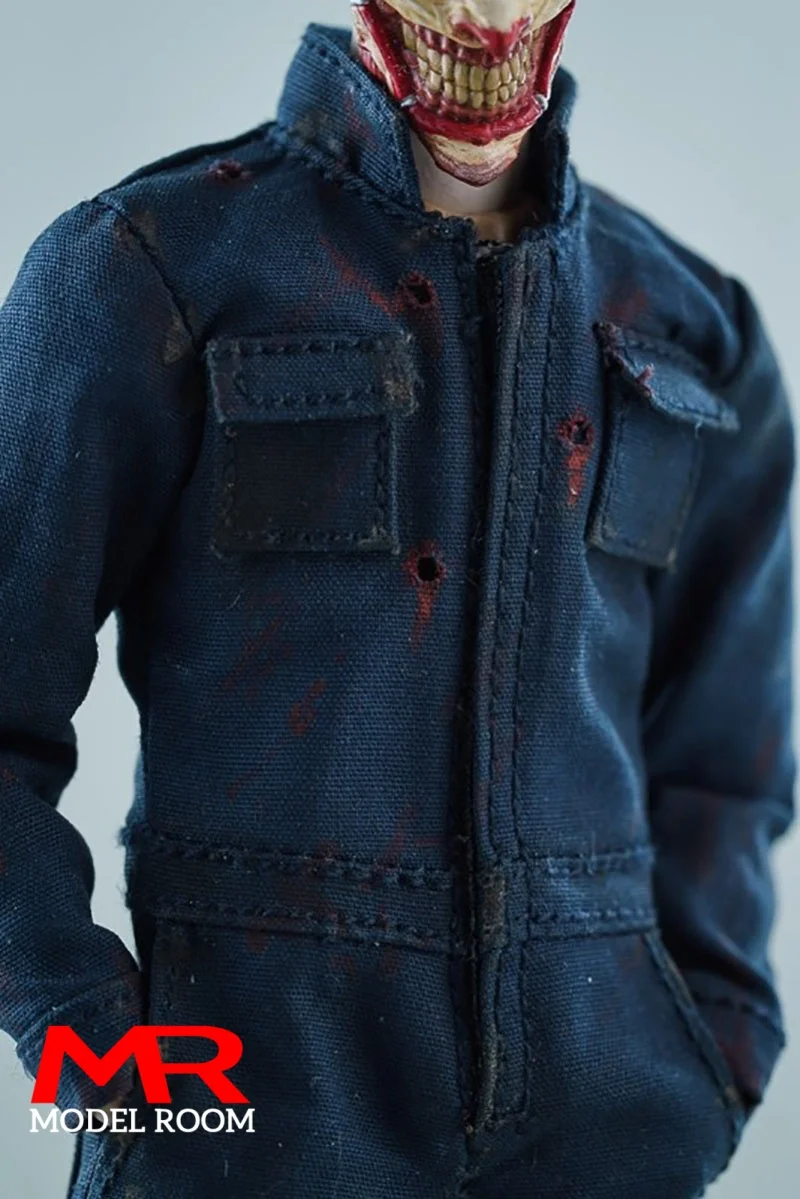 بدلة عمل تالفة للرجال بمقياس 1/12 من قطعة واحدة ملابس مناسبة مقاس 6 بوصة روماني Notaman NW جندي دمى جسم شخصيات الحركة #6