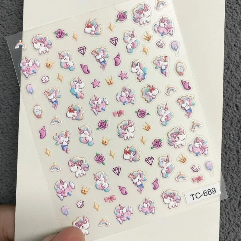 بلدي ليتل المهر الشفق البريق Fluttershy الخنصر فطيرة الإبداعية Kawaii الكرتون الإغاثة ملصقات ستيريو ملصقات لطيف ملصقات الأظافر