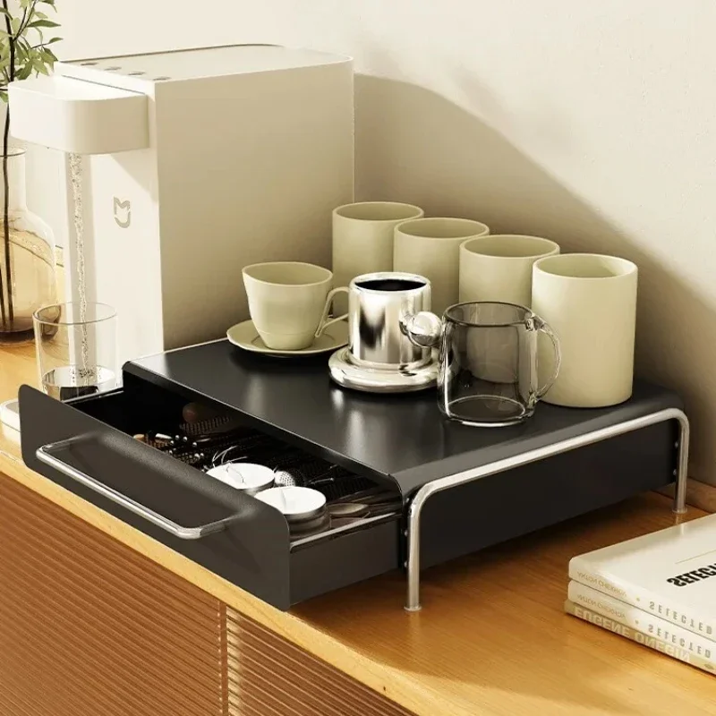 Cup Storage Cabinet Dust-Proof Cup Holder Coffee Machine Rack Dining Table Water Cup Organizer