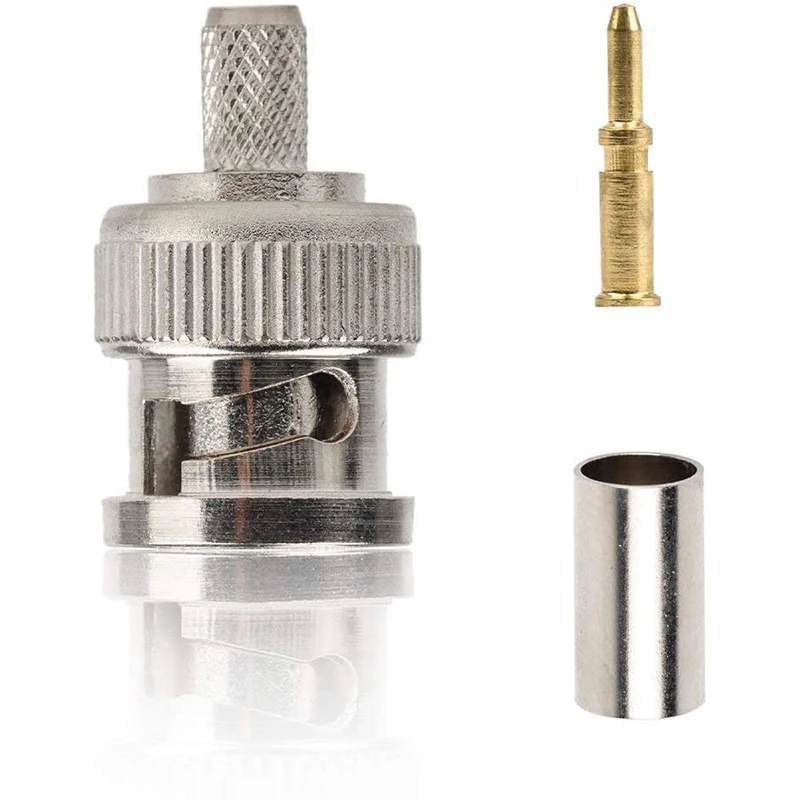 Y42A-Rotary Coaxial Cable Stripper Cutter Tool Coaxial RF Connector Crimping Tool With Male BNC Plug Crimp Connector Kits