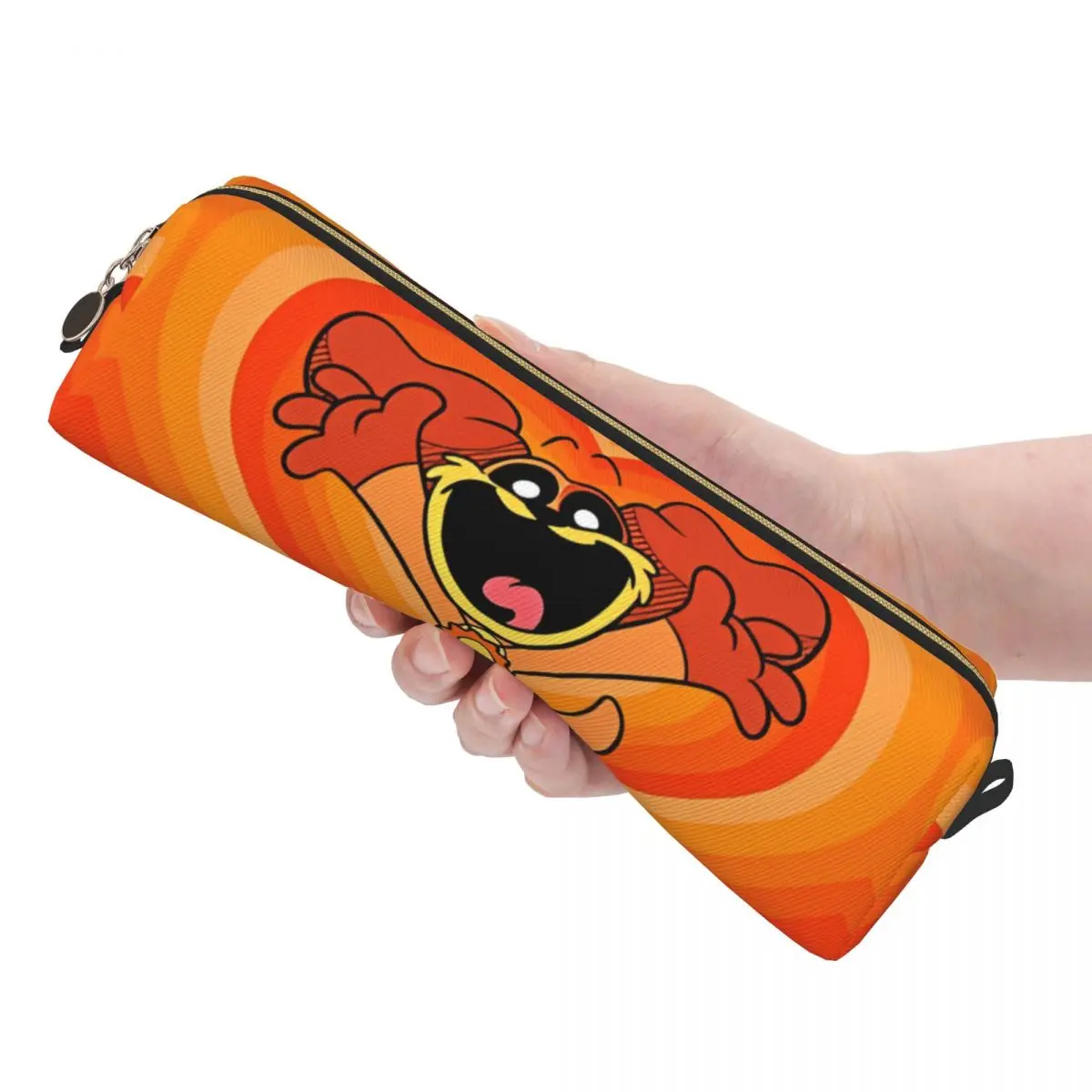 أزياء سعيد يبتسم المخلوقات مقلمة لعبة الكرتون قلم رصاص الحقيبة حامل قلم لفتاة صبي حقائب ذات سعة كبيرة اللوازم المدرسية