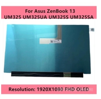 

ЖК-дисплей 13,3 дюйма для Asus ZenBook 13 UM325 UM325UA UM325S UM325SA, не сенсорный дисплей для ноутбука, с OLED-дисплеем, совместим с 30pin EDP