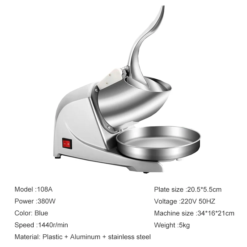 Hand Crank Ice Crusher Shaver For Making Drinks For Fast Coarse Shaved Or Fine Chips Snow Cones Or Slushies Mini Portable Ice Ma