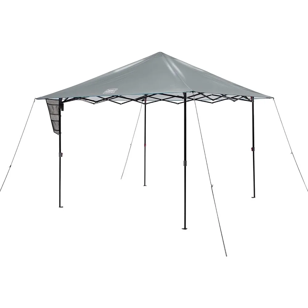 OneSource Rechargeable LED Lighted Canopy, 10 x 10ft Canopy Tent, Shade Canopy Great for Beach, Yard, Tailgates, & Parties