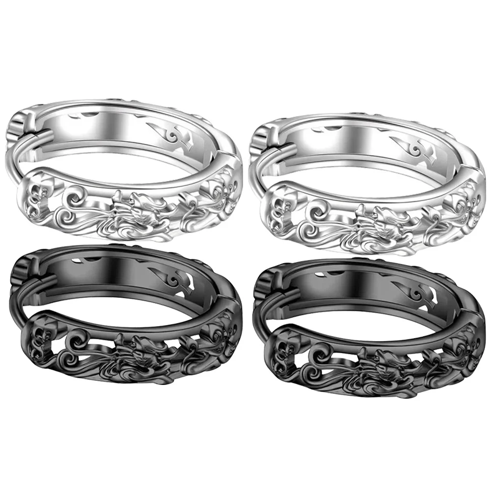 2 pares de pendientes de aro para hombre, de cobre, ligeros y cómodos, regalo Ideal para el marido, novio, día del padre, uso diario para fiesta