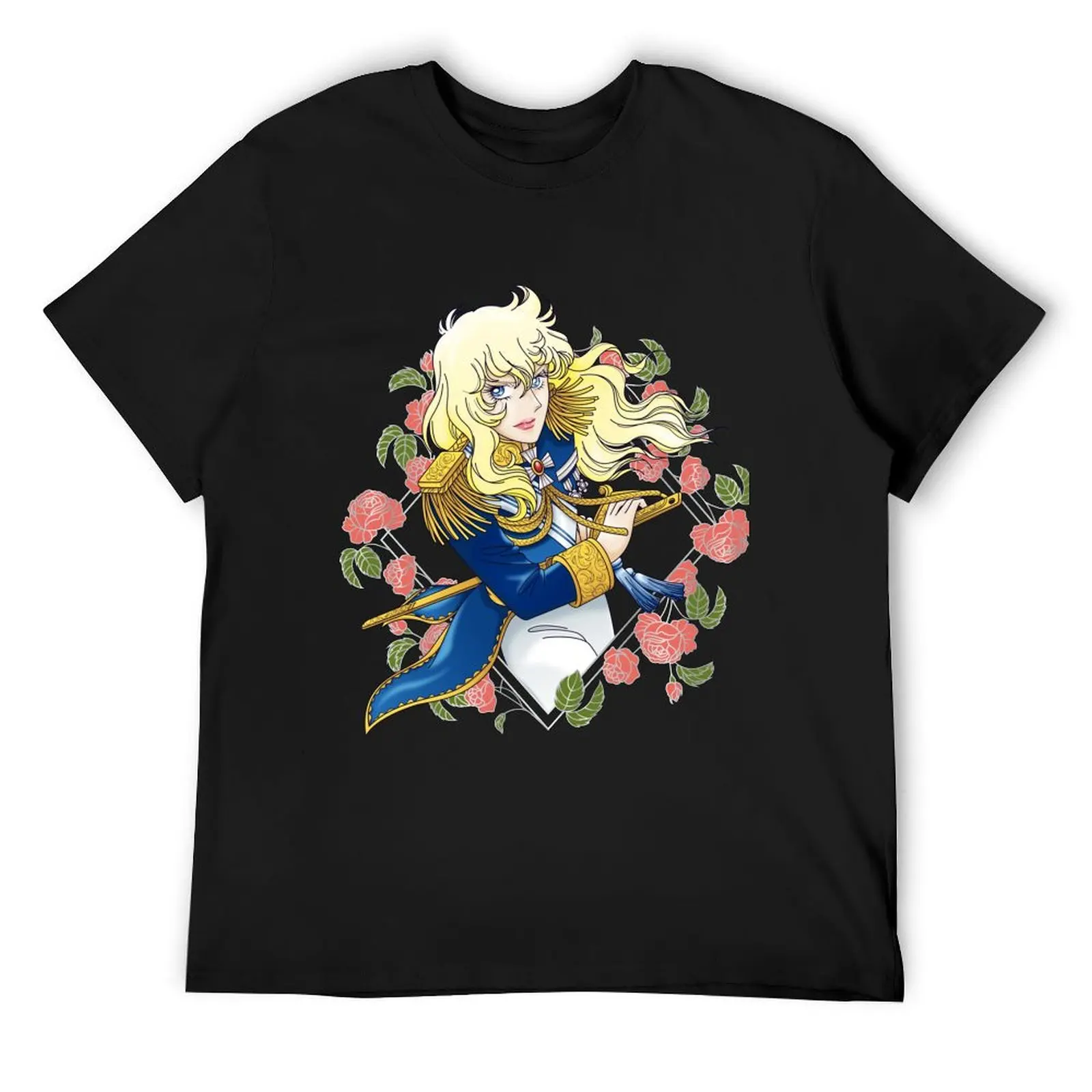 

Oscar Franois de Jarjayes (Blue edit. 2021) T-Shirt summer 2025 graphic shirts blacks summer top Short sleeve tee men