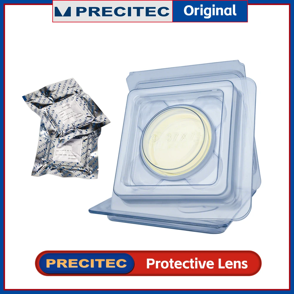 

Praylee Original Precitec Laser Protective Lens 37x7 22.35x4 21.5x2 For Fiber ProCutter Lightcutter SolidCutter Raycus Machine