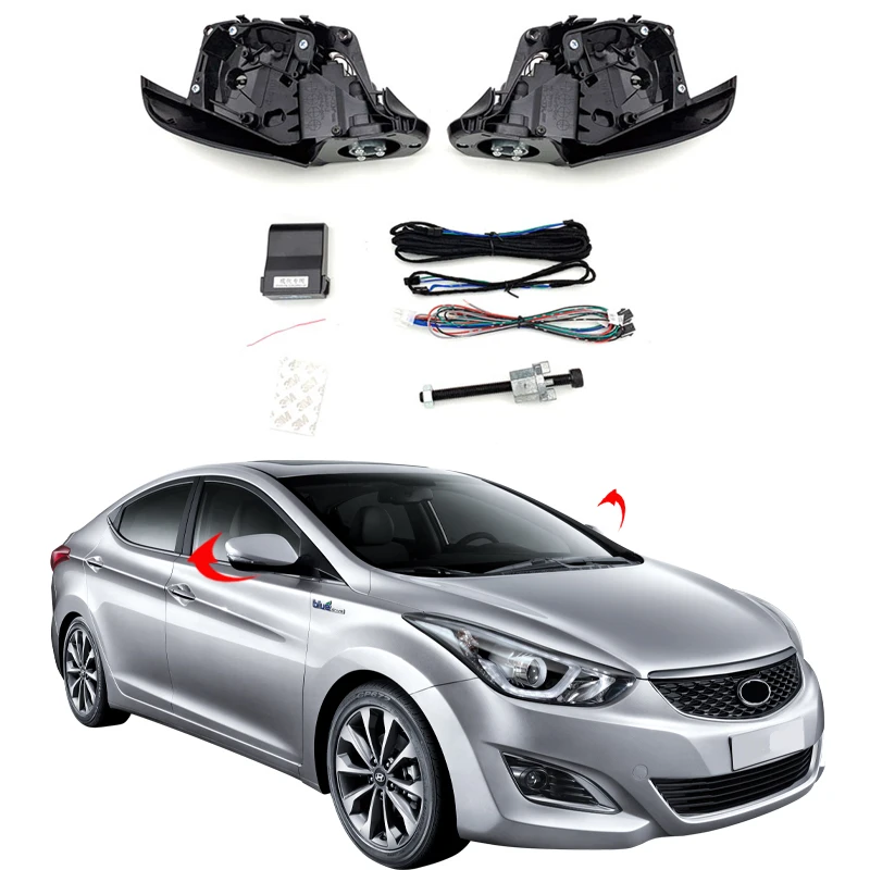 

For modern avante 2012~2023 Auto Intelligent Automatic Car Electric Rearview Side Mirror Folding System Kit Modules