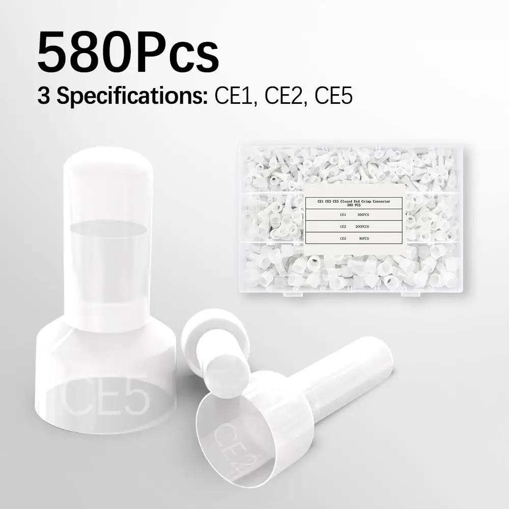 580 Pcs Closed End …