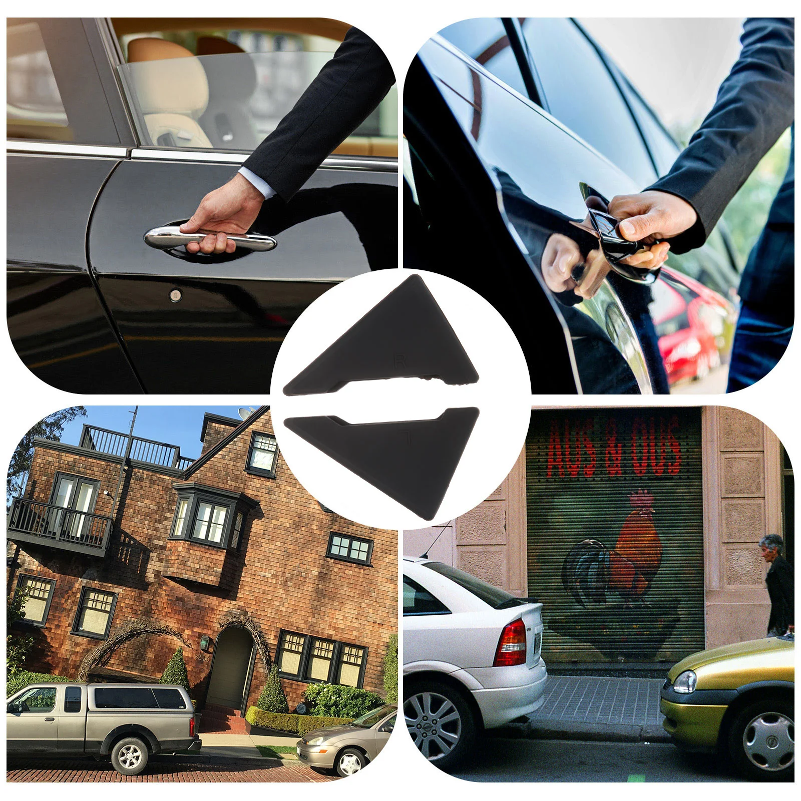 4 Pcs Book Corner Protectors Automotive Door Guards for Car Pet Gel