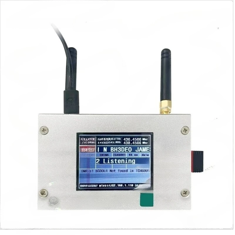 For Duplex MMDVM Hotspot W/ Aluminum Alloy Shell Color Display Screen Supporting for C4FM/DMR/DSTAR P25