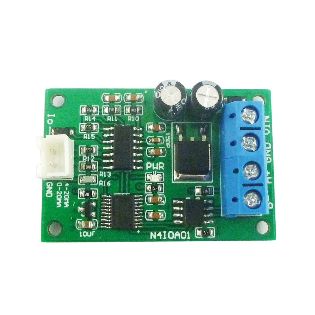 

DC 12V RS485 to 4-20MA 0-20MA Current Signal Generator DAC Converter Module Modbus RTU for PLC Measuring Instruments Smart Home