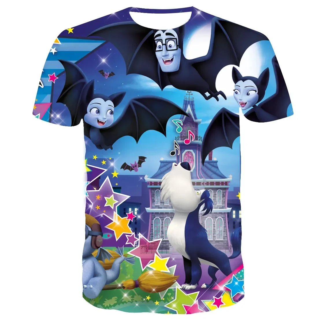 قمصان فتاة Vampirina |   تي شيرت فامبيرينا |   تي شيرت بناتي |   قمم التي شيرت - قمصان ديزني - Aliexpress