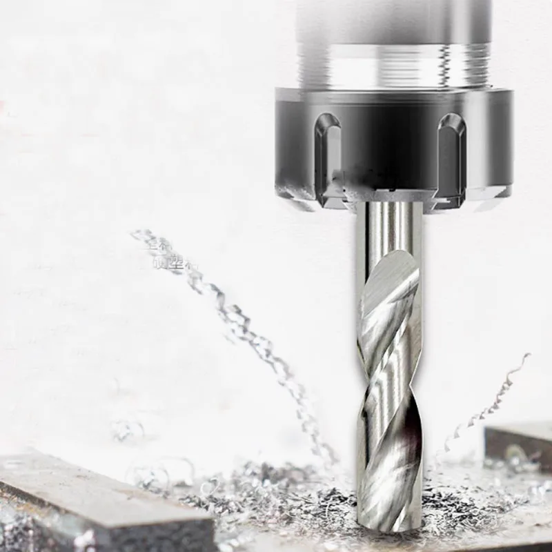 Wiertło ze stali wolframowej 1 SZT. 1.0-12.0mm HRC55 Wiertła z węglika spiekanego Wiertło kręte do aluminium / miedzi