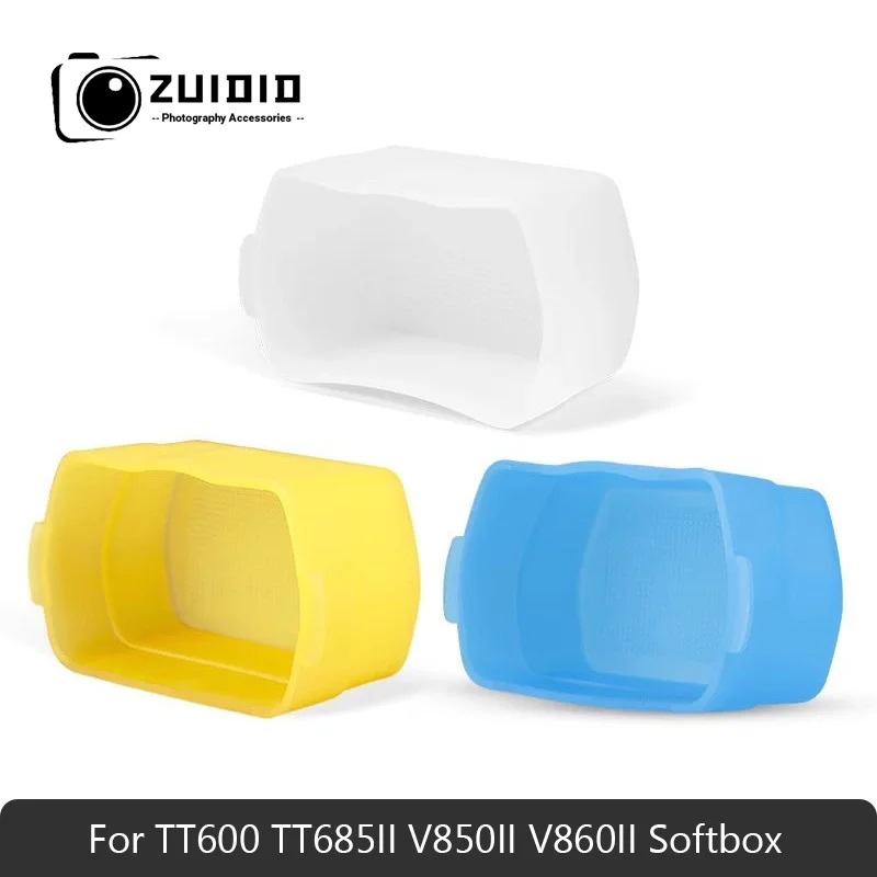 กล่องกระจายแสงแฟลชแบบนิ่ม New Square สำหรับ TT685 TT600 V860 V850 V860II V850II YN560 กล่องกระจายแสงแฟลชแบบติดด้านบน