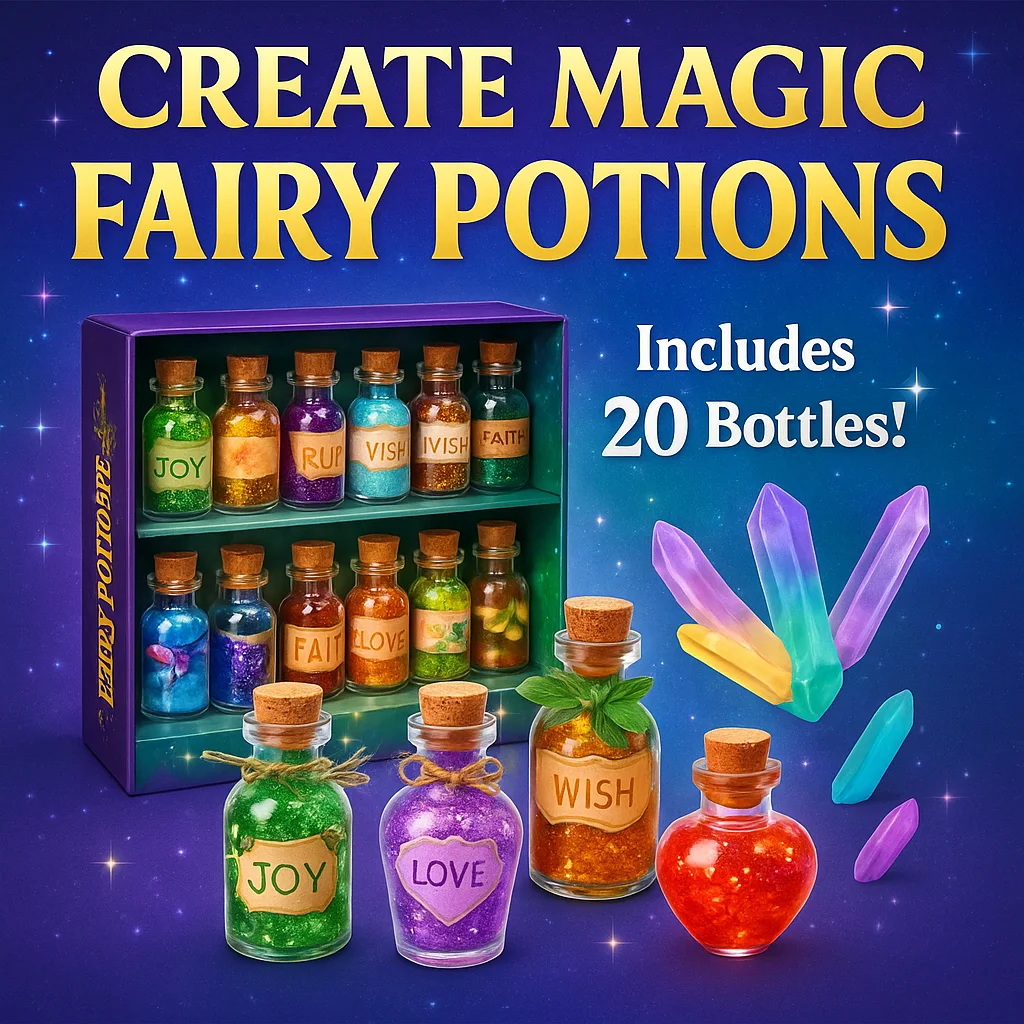 

Научный набор «сделай сам» Magic Potion, обучающий набор игрушек-головоломки с 20 бутылками, детский креативный обучающий эксперимент, подарок на день рождения