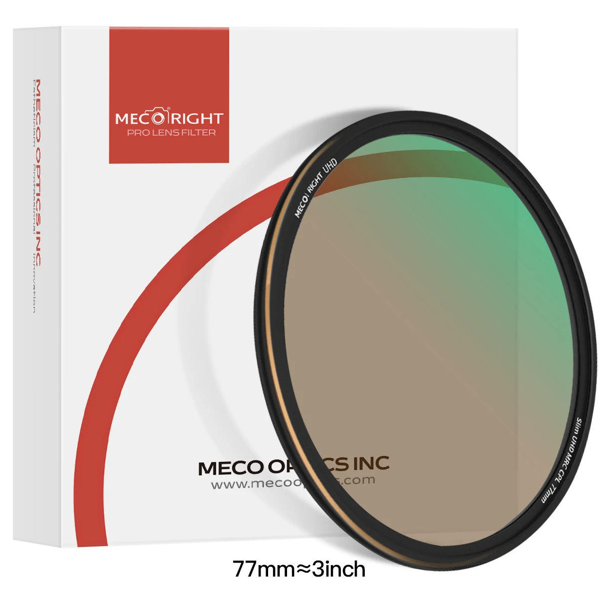 

Mecoright MRC CPL Polarizer Filter Lossless Slim Ultrathin 3.8mm For Canon Sony Nikon Fuji DSLR Camera Lens 49 52 58 67 77 82mm