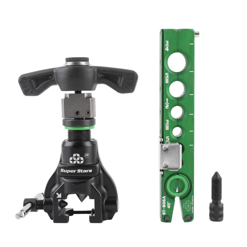 ST-806FT Copper Pipe Combination Expander Eccentric Expander Air Conditioning Metric and British Bell Mouth Tool
