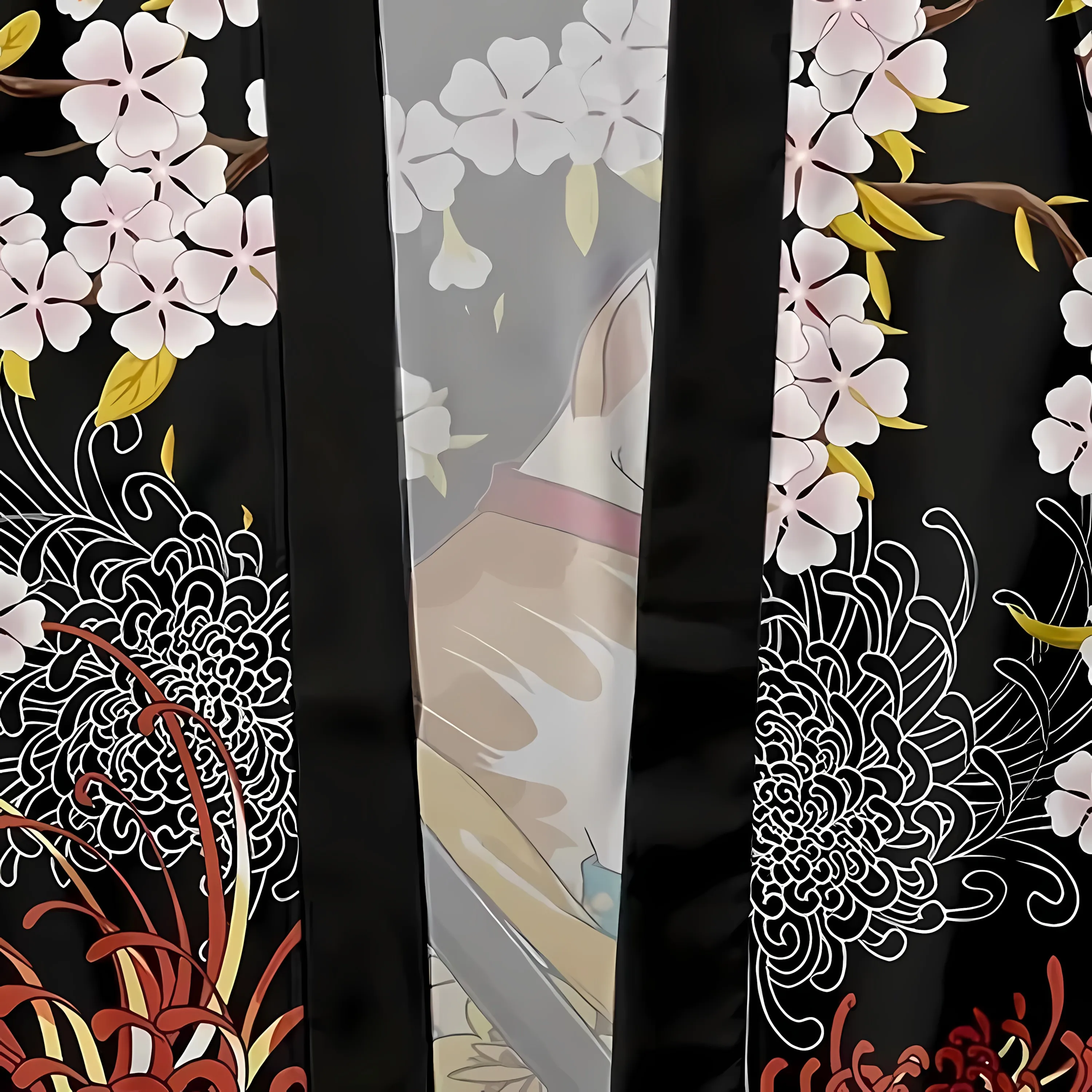 2026 Summer New Men's Kimono with 3D Cat Pattern Print for Street Casual Fashion Comfortable Soft Breathable