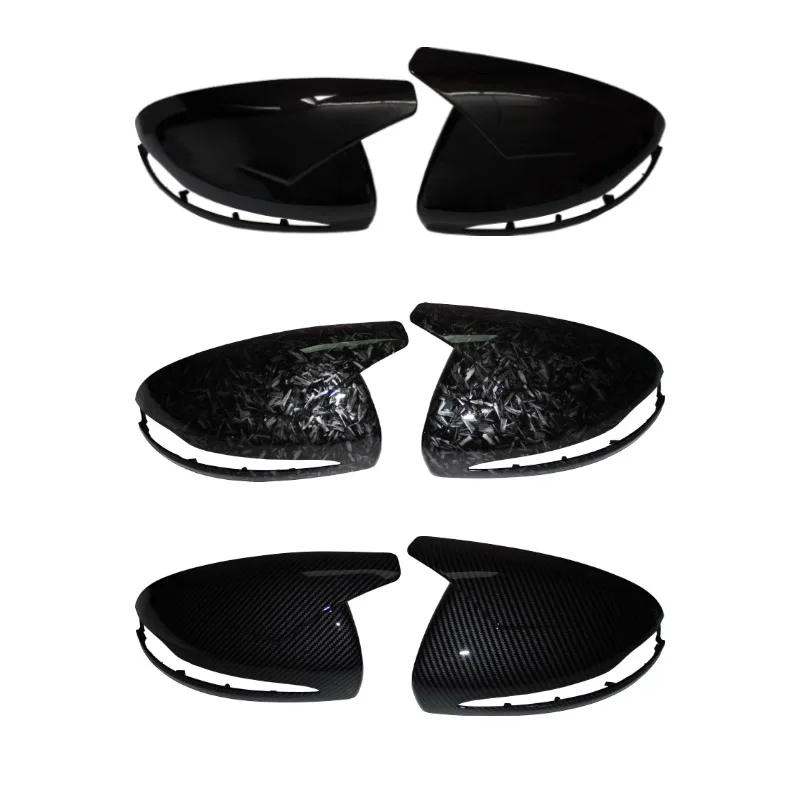 لمرسيدس بنز E GLC S C الفئة W205 W213 X253 W222 سيارة الرؤية الخلفية الجانب مرآة تزيين غطاء الكسوة الملحقات الخارجية السوداء