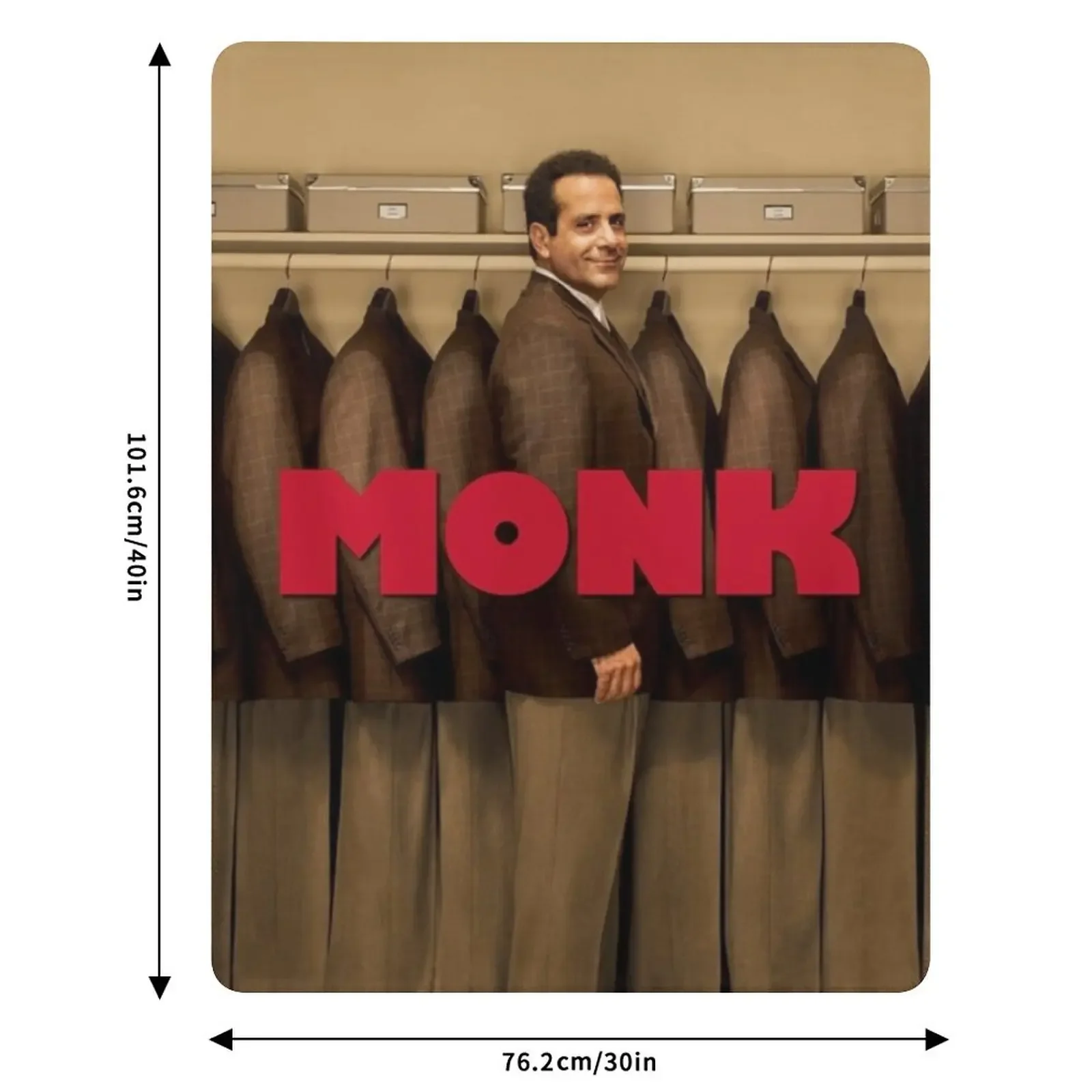 أدريان الراهب رمي بطانية لينة كبيرة السياحية ريتروس عيد الميلاد الديكور بطانية