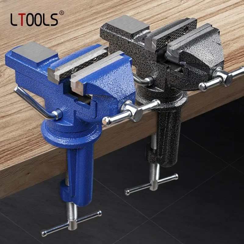 

360 ° Rotate Universal Joint Mini Table Plier Small-scale Household Multifunctional Carpentry Fixture Workbench Flat Mouth Plier