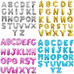 16'' A-Z Alphabet Letter Ballon Gold Silver Birthday Party Decorations Kids Foil Balloon New Year Party Wedding Decor Balloons