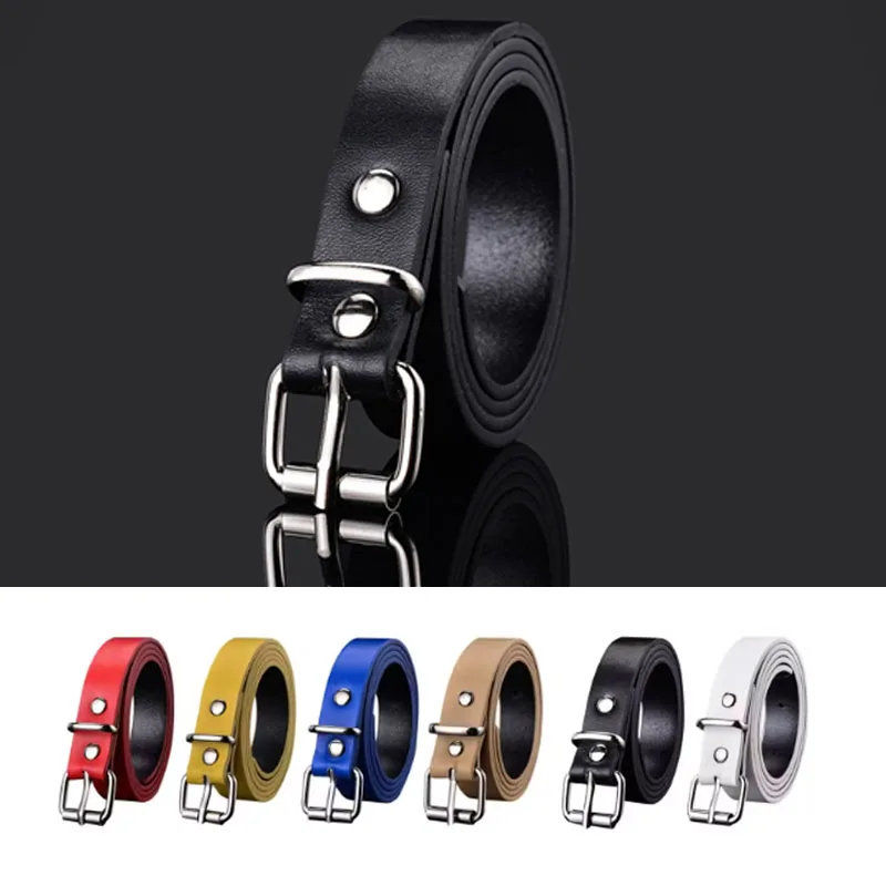 

1 шт., детские ремни из искусственной кожи для мальчиков и девочек, детский поясной ремень, металлическая пряжка для джинсов, брюк, платья, регулируемый ремень