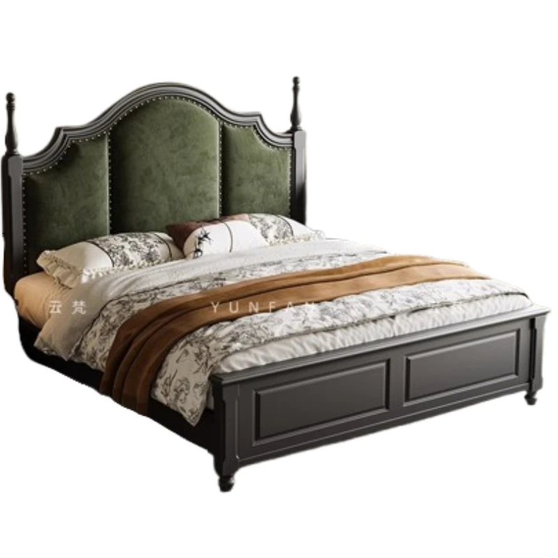 

European Double Bed Frame Design Princess Sleeping Modern Girls Storage Bed Sleeping Headboards Castle Muebles Lounge Furniture