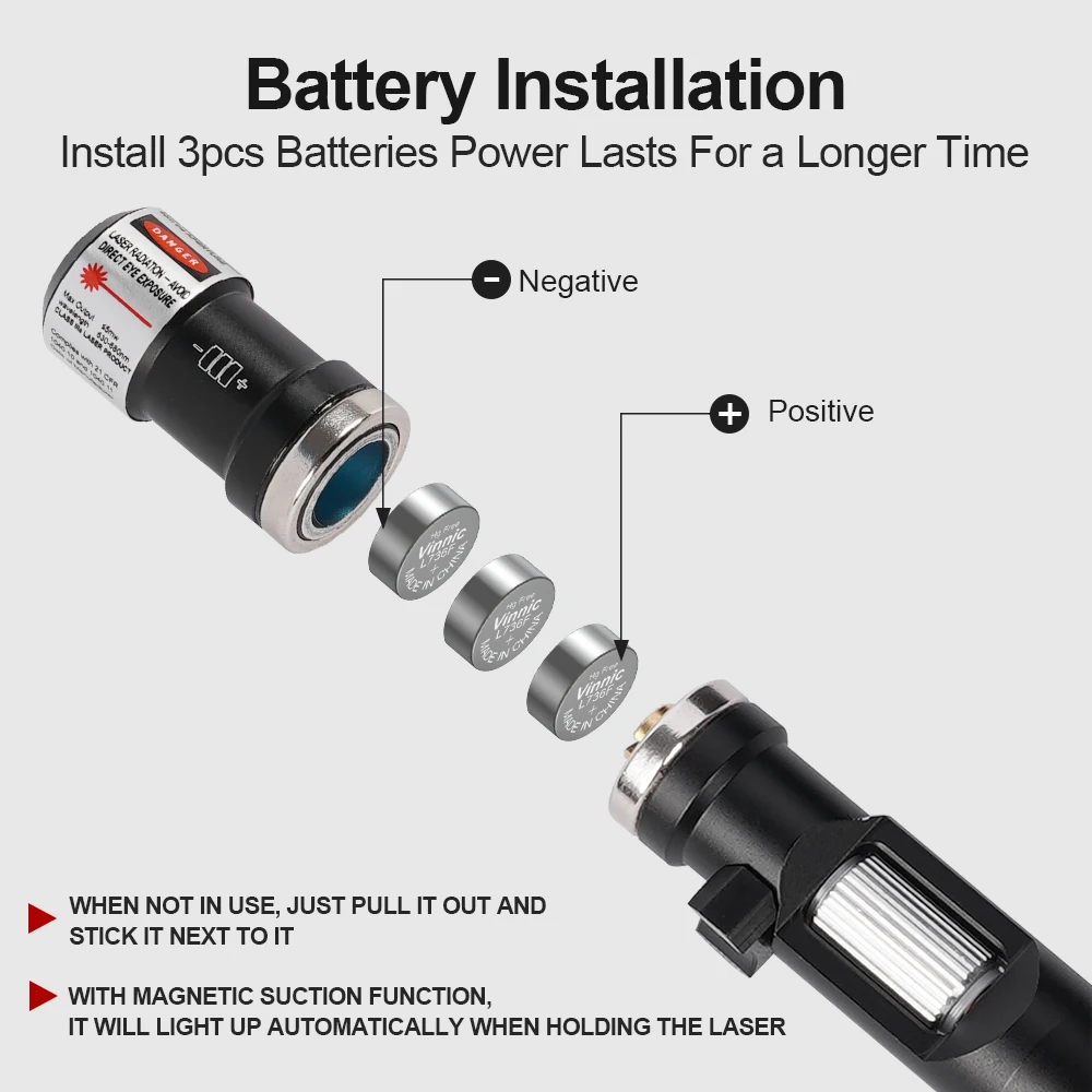 مجموعة رؤية الليزر الأخضر التكتيكي 1356 - بدون نطاقات بدون ذخيرة، توفر الوقت والمال للبندقية/المسدس/البندقية. #4