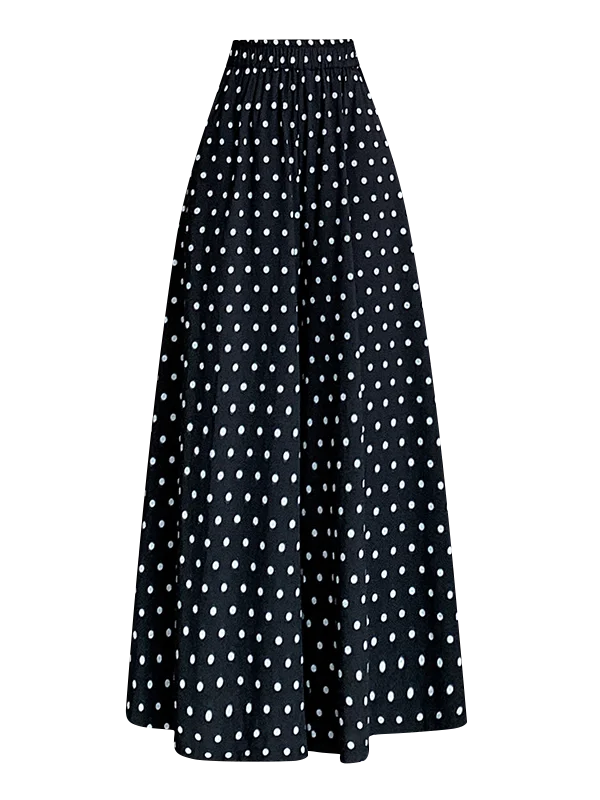 Pantaloni estivi sottili a gamba larga Gonna da donna in seta di ghiaccio allentata dimagrante drappeggiata di grandi dimensioni A-Line Fata f Gonna Pantaloni Pantaloni casual