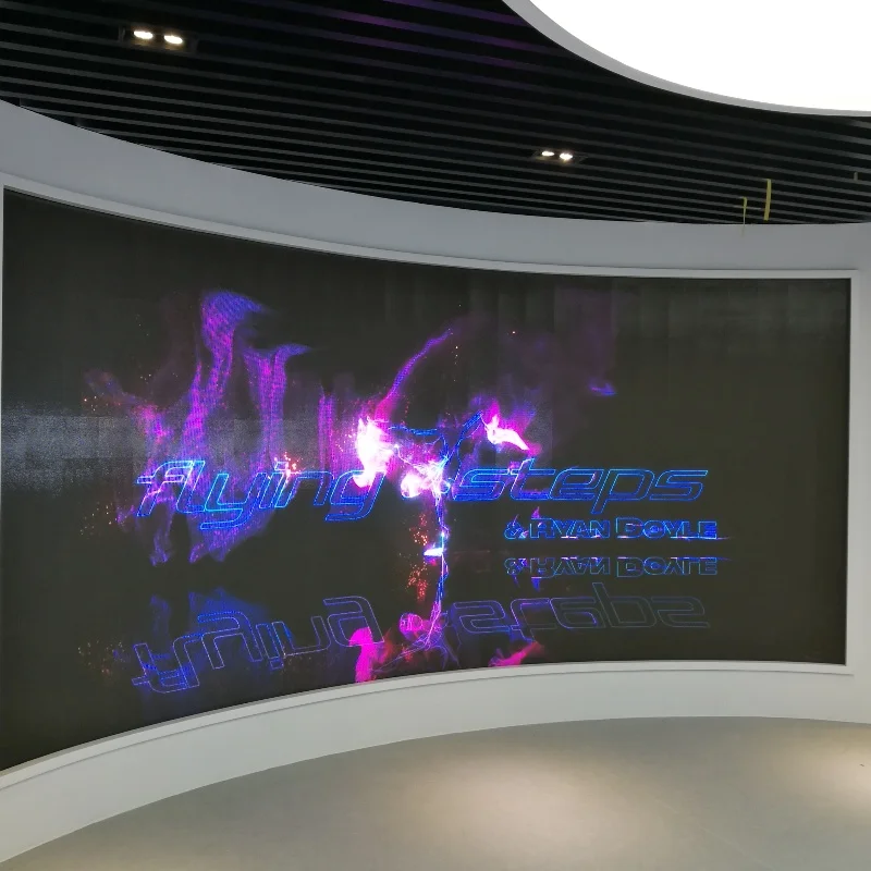 Customized LED Screen Advertising Transparent Digital Display Flexible Led TV Film Screen