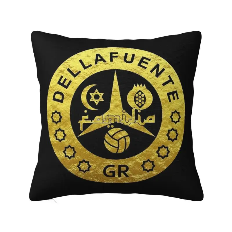 Dellafuente F C Artwork Pillow Case 40x40cm Decorative Modern Cushion Cover Square Pillowcase