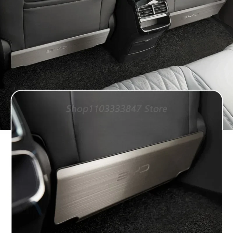 For BYD SEAL ATTO4 EV Car Rear Seat Anti-kick Board Seat Back Cushion Car Supplies Interior Modification Protection Accessories