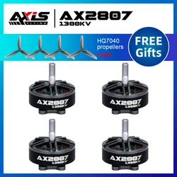 AxisFlying AX2807 Motor 4-6S 1300KV Brushless Motor for FPV Freestyle 7inch Long Range LR7 Drone Model FPV Quadcopter Diy parts