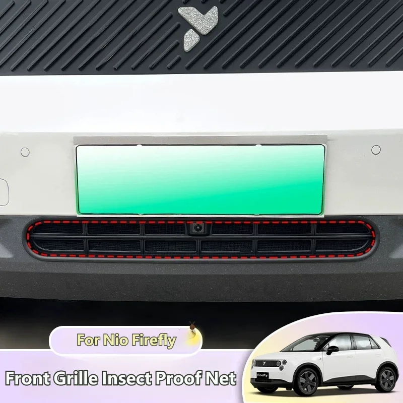 For Nio Firefly Front Grille Mesh Inserts Anti Insect Net Anti Dust Proof Inner Vent Grille Cover Car Accessories