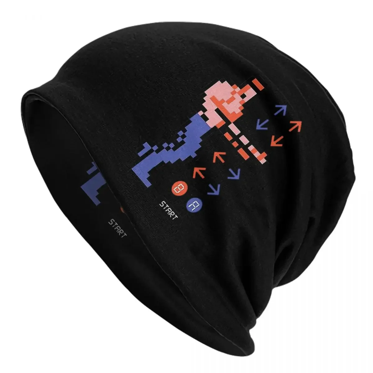 Game Contra Outdoor Hats Contra Konami Code Thin Hat Bonnet Special Skullies Beanies Caps Men Women's Earmuffs