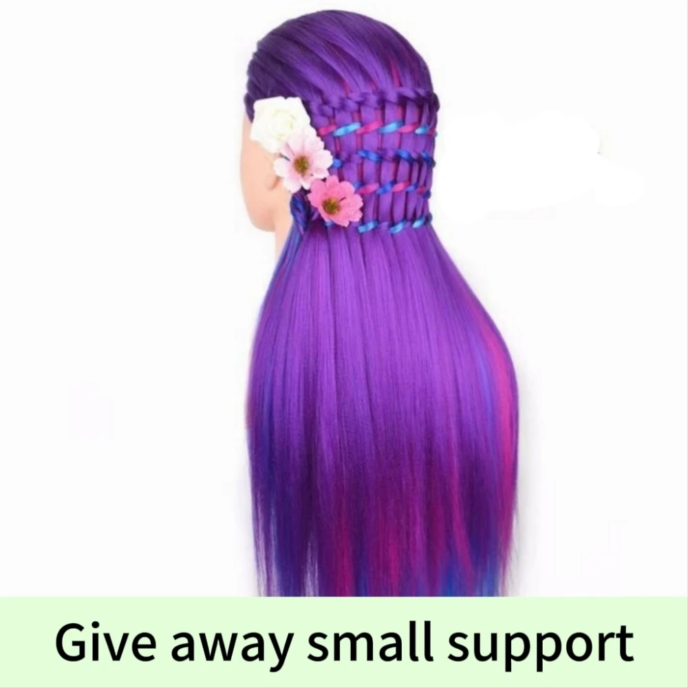 training-head-with-colorful-hair-70cm-very-long-synthetic-hair-for-braiding-hairstyle-doll-head-hairdressing-head-mannequin