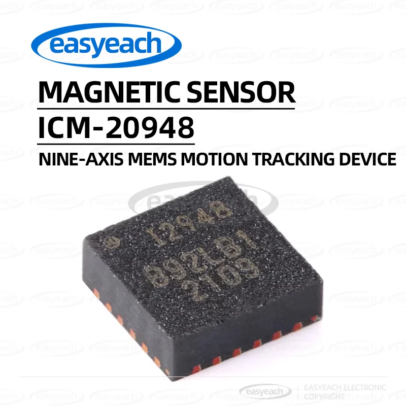 ICM-20948 Attitude Sensor 9-Axis Motion Tracking Device QFN-24 Accelerometer Gyroscope