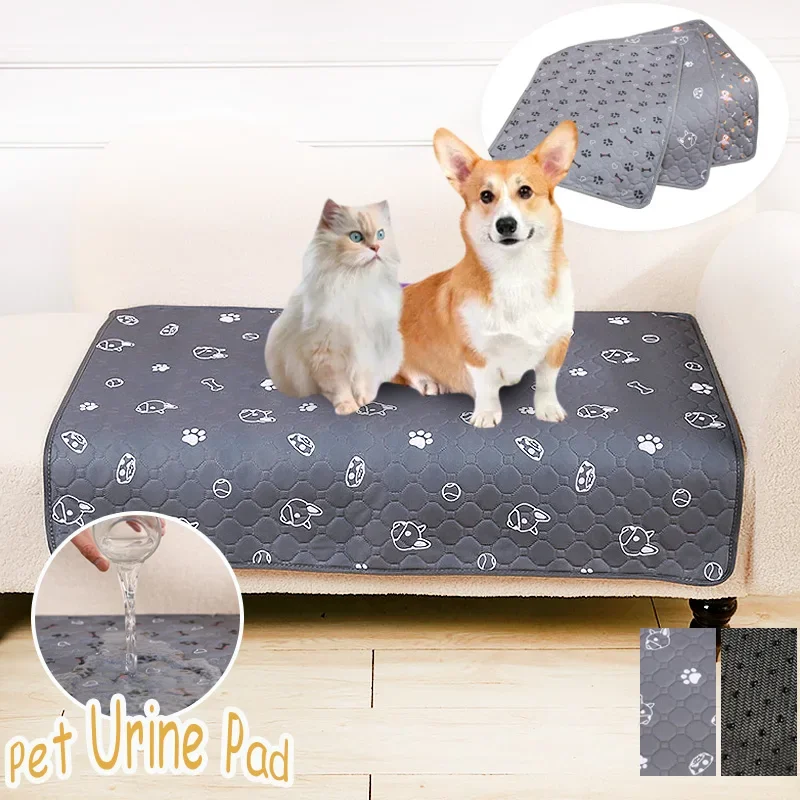 Dog Pee Pads Washable Dog Pet Diaper Mat Waterproof Puppy Cat Training Diaper Mat Pet Supplies Pets mats Dog step Cachorro Puppy