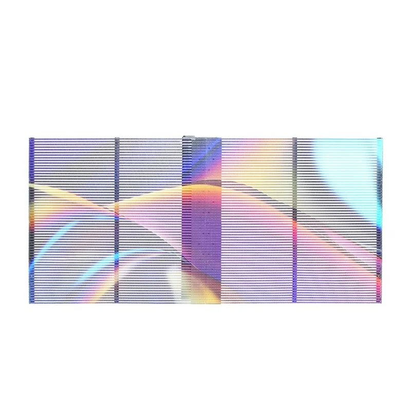 Indoor High Visibility Transparent LED Screen for Window Glass Advertising Display