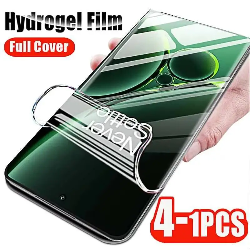 

4-1Pcs Hydrogel Film For Oneplus Nord CE 3 2 Lite 2T N20 SE N10 N100 N200 N300 N30 5G Screen Protector Soft One Plus No Glass